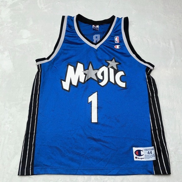 Champion Other - VTG 90s Champion Orlando Magic Basketball Jersey #1 Tracy McGrady Mens L‎